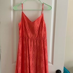 Old Navy coral dress